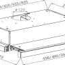 Вытяжка Weissgauff TEL 450 Black Glass