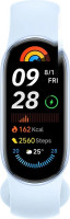 Фитнес-браслет Xiaomi Smart Band 9 (голубой, с голубым силиконовым ремешком, международная версия)