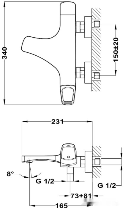 Смеситель Teka Sense 911210200