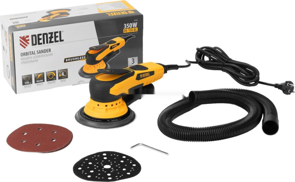 Шлифовальная машина Denzel OS-150-BL