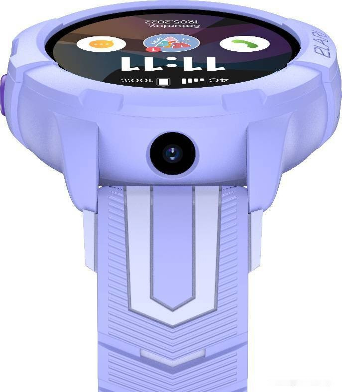 Детские умные часы Elari KidPhone 4G Wink (сиреневый)