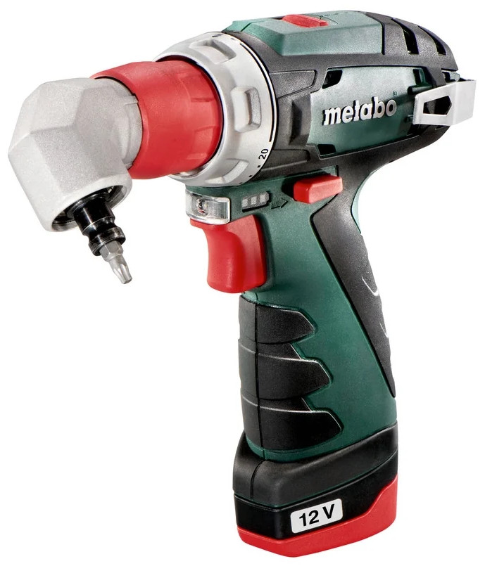 Дрель-шуруповерт Metabo PowerMaxx BS Quick Basic 600156950 (с 2-мя АКБ, кейс, 2 патрона)