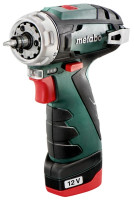 Дрель-шуруповерт Metabo PowerMaxx BS Quick Basic 600156950 (с 2-мя АКБ, кейс, 2 патрона)