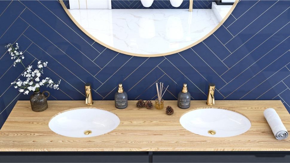 Умывальник Rea Nel белый U6330