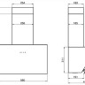 Вытяжка Elikor Антрацит 60П-650-Е3Д белый/белое стекло