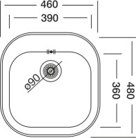 Кухонная мойка Kromevye EX149