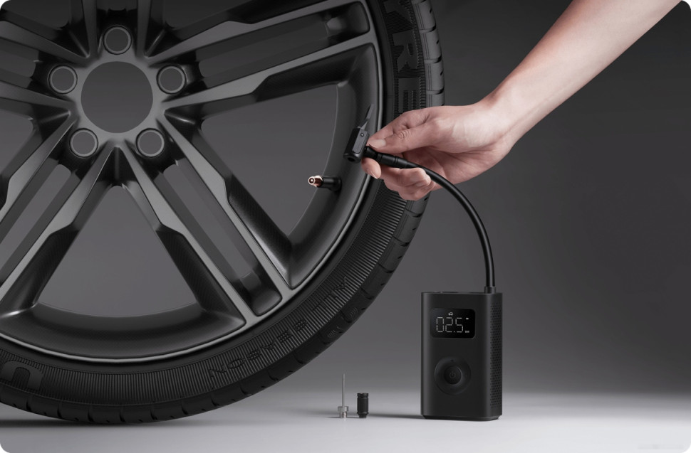Велокомпрессор Xiaomi Mi Portable Electric Air Compressor 2 BHR7112GL (международная версия)