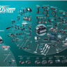 Перфоратор Makita HR010GD201 (с 2-мя АКБ, кейс)