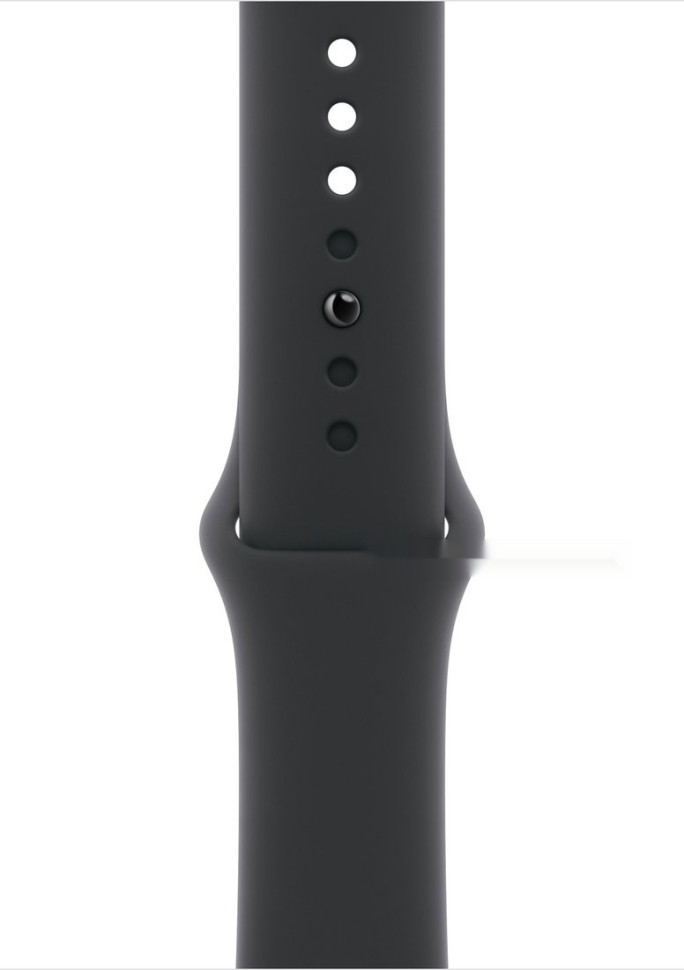 Умные часы Apple Watch Series 10 46 мм (алюминиевый корпус, черный/черный, спортивный силиконовый ремешок M/L)