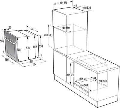 Духовой шкаф Gorenje BO6735E02BKOT