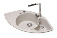 Кухонная мойка AquaSanita Papillon SCP 151 111 AW silica