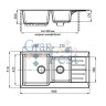 Кухонная мойка GranFest Practic GF-P980KL