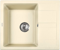 Кухонная мойка Zorg Apollo 102 (слоновая кость)