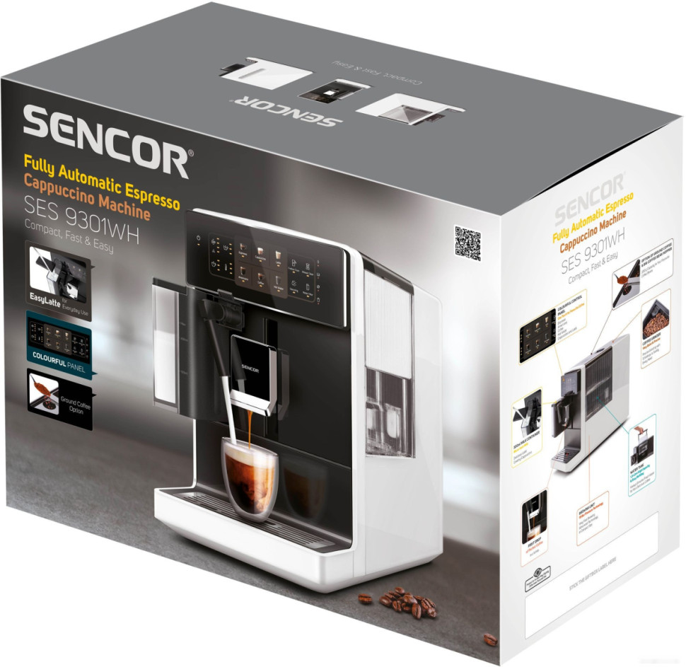 Кофемашина Sencor SES 9301WH