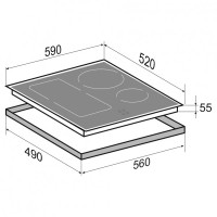 Варочная панель Zigmund &amp; Shtain CI 34.6 B