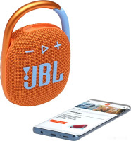 Портативная акустика JBL Clip 4 (оранжевый)
