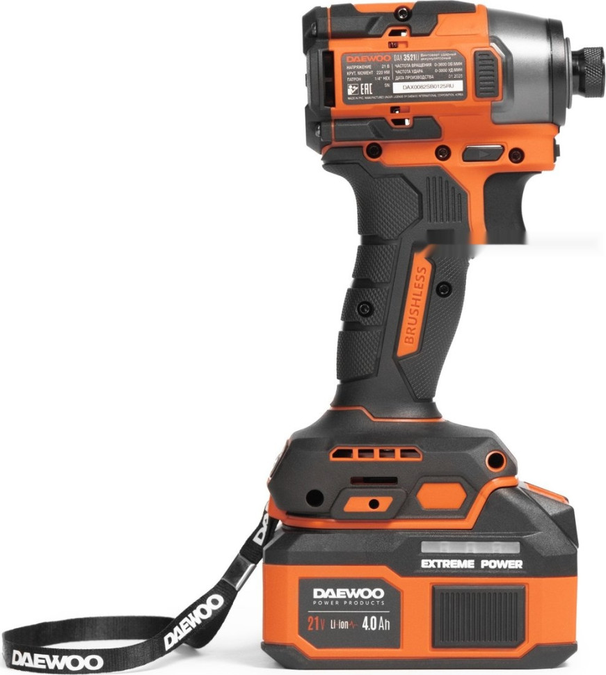 Винтоверт Daewoo Power DAX 3521Li SET (с 1-им АКБ, кейс)
