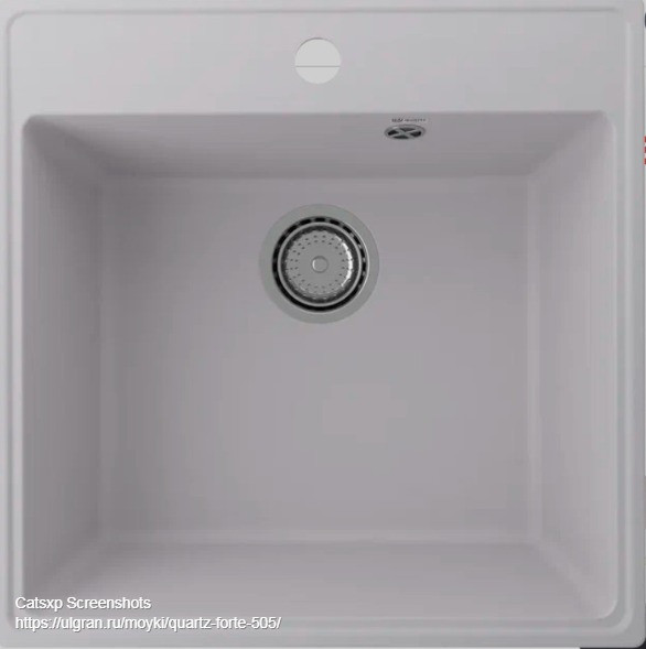 Кухонная мойка Ulgran Quartz Forte 505-04 (платина)