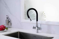 Смеситель Paulmark Salix Sa213419-CR (черный/хром)