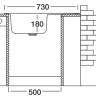 Кухонная мойка Kromevye ЕХ 151 D