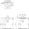 Умывальник Berges Wasserhaus Small 45x31 182008