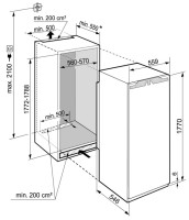 Холодильник с морозильником Liebherr IRBe 5121