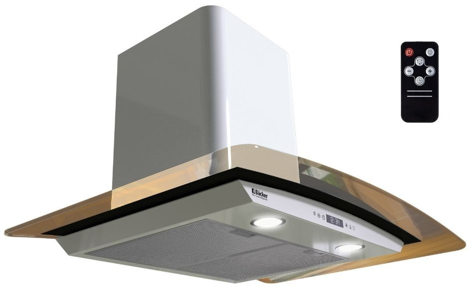 Вытяжка Backer QD60E-TGL200RC DG White