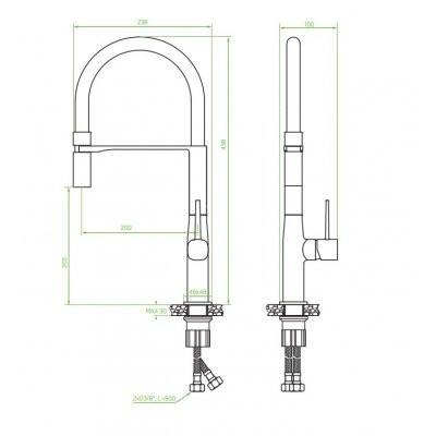 Смеситель Laveo Pola BAP 878D
