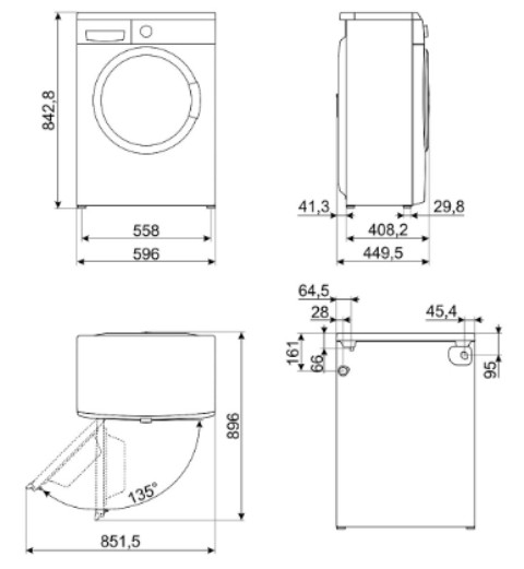 Стиральная машина Smeg LBW62PCIT