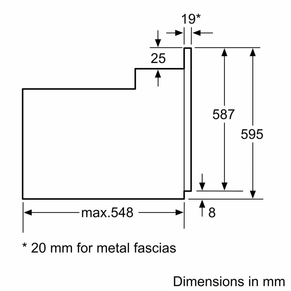 Духовой шкаф Bosch Serie 2 HBF011BV0Q