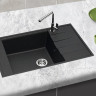 Кухонная мойка Berge BR-8005 (черный)