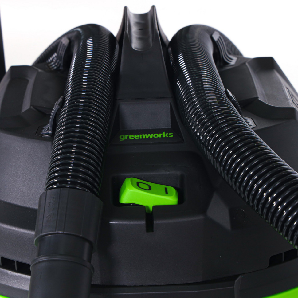 Промышленный пылесос Greenworks G120WDV