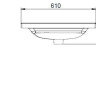 Умывальник Am.Pm Gem M90WCC0602WG 61x41.5
