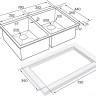 Кухонная мойка Paulmark PM217551-GM