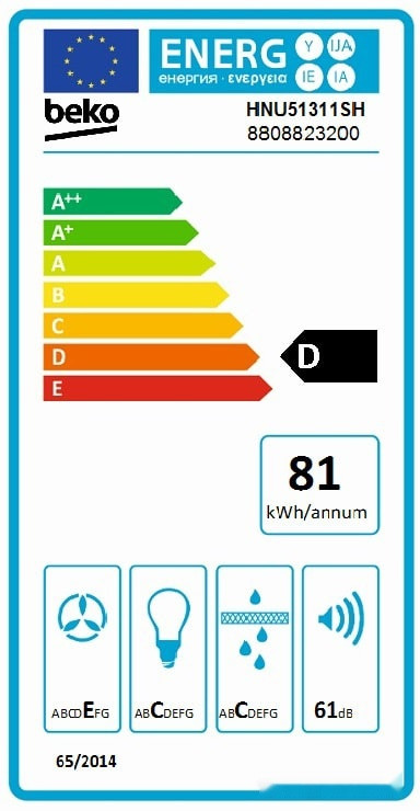 Вытяжка Beko HNU 51311 S