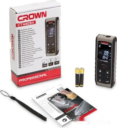 Лазерный дальномер Crown CT44034