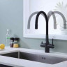 Смеситель Paulmark Salix Sa213419-418 (черный/антрацит)