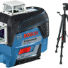 Призменный нивелир Bosch GLL 3-80 C Professional (со штативом BT 150)
