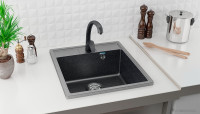 Кухонная мойка Ulgran U-406 (ультра-черный)