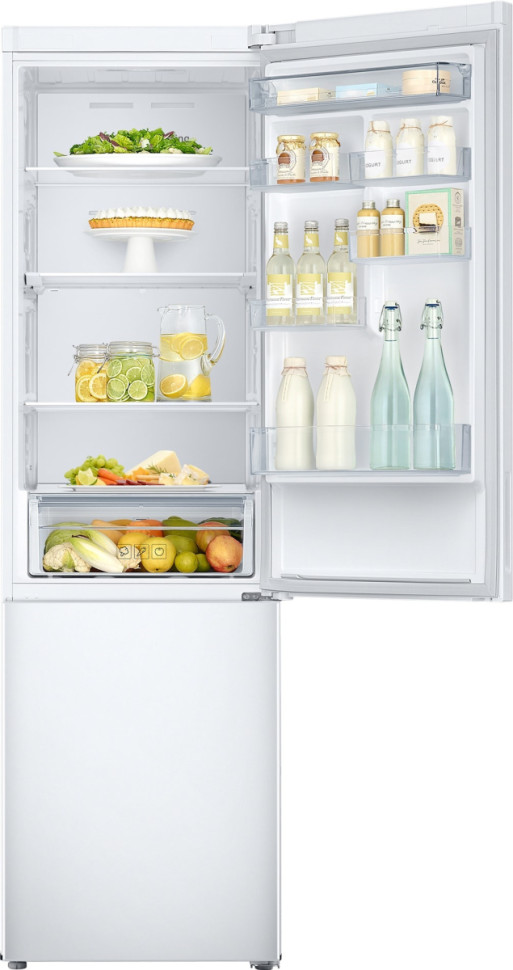Холодильник с нижней морозильной камерой Samsung RB37A52N0WW/WT
