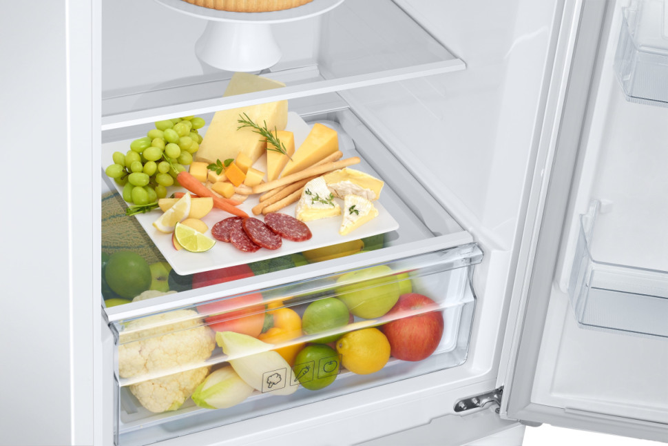 Холодильник с нижней морозильной камерой Samsung RB37A52N0WW/WT
