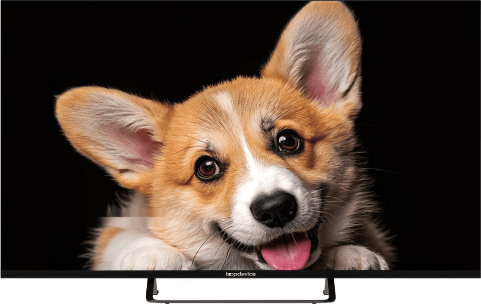 Телевизор TopDevice 43" SMART TV YаOS 03 (черный)