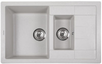 Кухонная мойка Zorg Luka 78-2 Серый Жемчуг