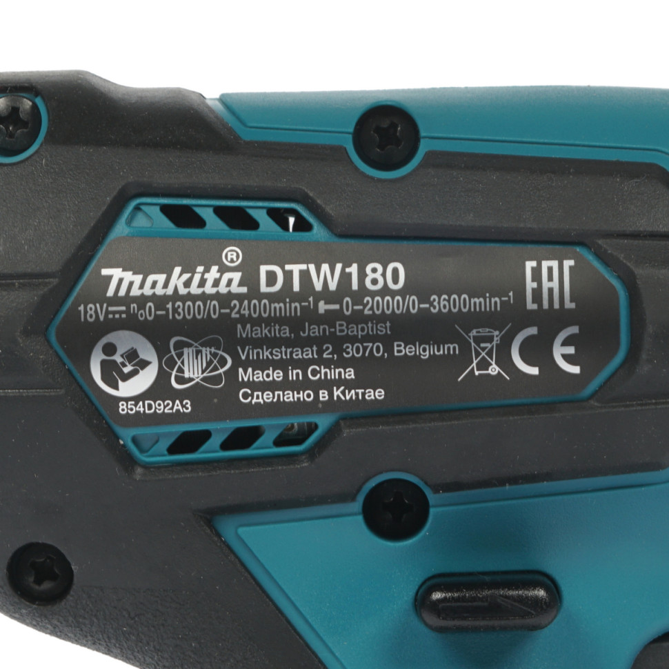 Ударный гайковерт Makita DTW180Z (без аккумулятора)