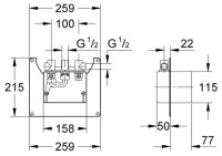 Смеситель Grohe Contromix Surf 36122000