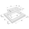 Варочная панель Krona CALORE 30 WH 00026311