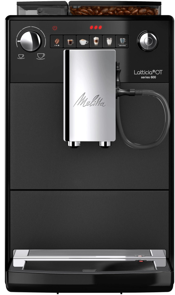 Эспрессо кофемашина Melitta Latticia OT frosted black F30/0-100