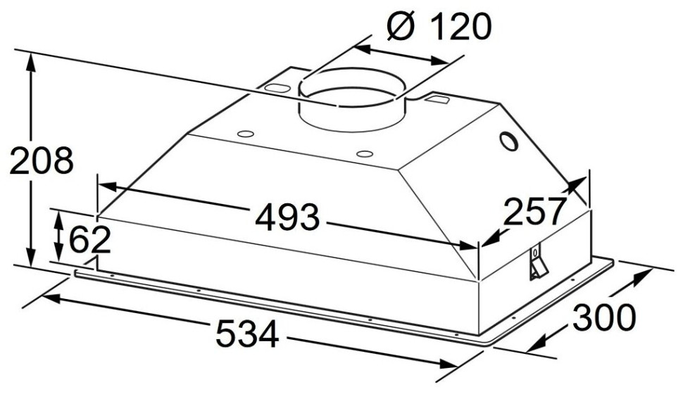 Вытяжка Bosch DLN53AA70