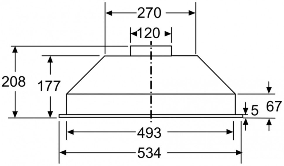 Вытяжка Bosch DLN53AA70