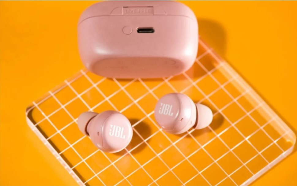 Наушники JBL Live Free NC+ (розовое золото)